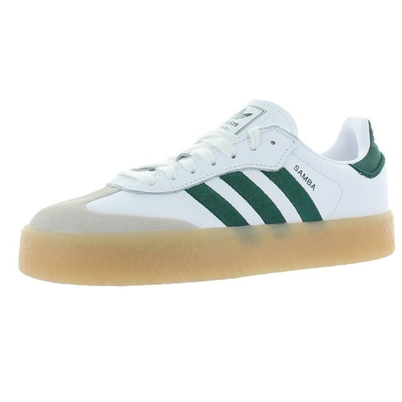 adidas Shoes - ADIDAS Originals Sambae Samba W Casual Shoes Womens 10 White Green Gum WIDE